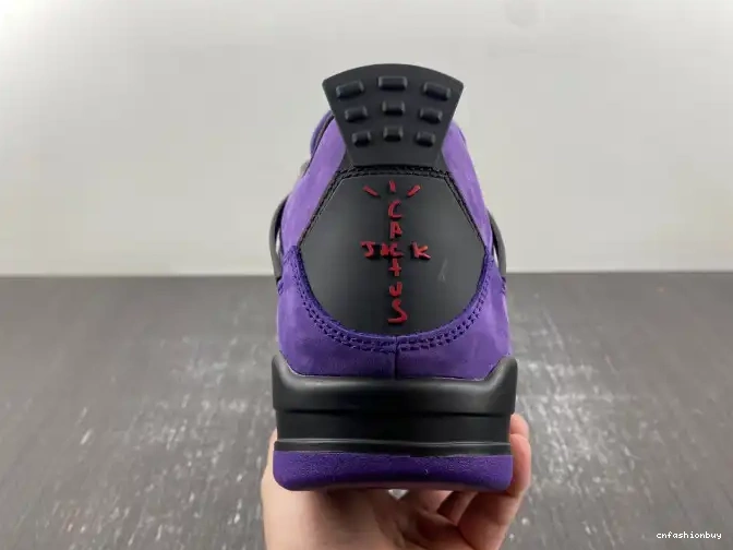 Suede 4 Jordan x Air Travis Purple Scott 0508